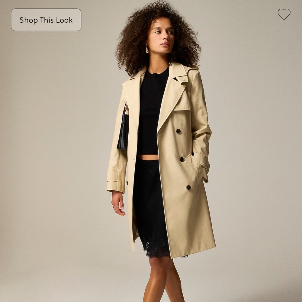 J. Crew Icon Trench Coat Beige - 00P 🤎 - Picture 12 of 14